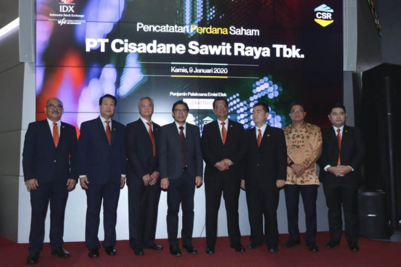 PT Cisadane Sawit Raya Tbk. Catatkan Saham di BEI
