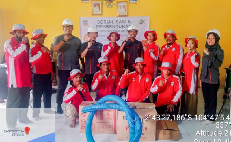 Sosialisasi dan Pembentukan Kelompok Tani Peduli Api (KTPA) Desa Sebalik