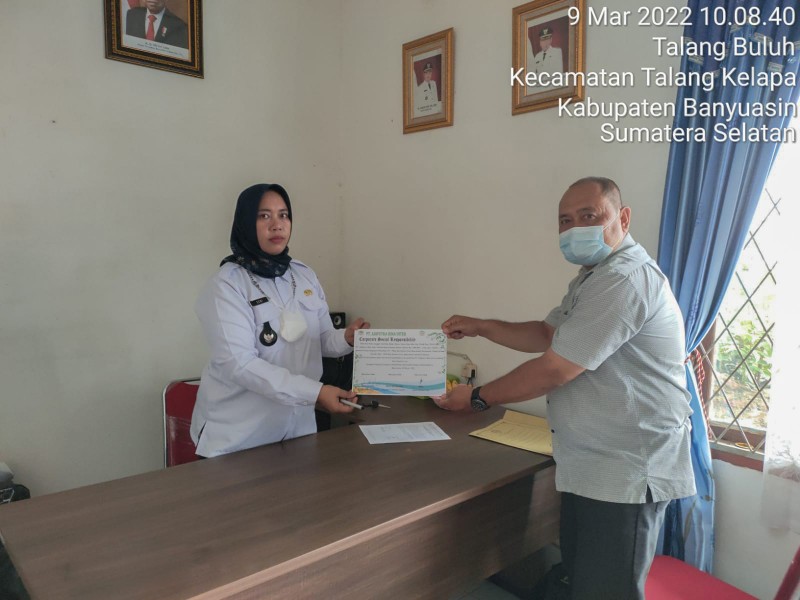 Donation for Early Childhood Education and Development Program in Kenten Laut Village