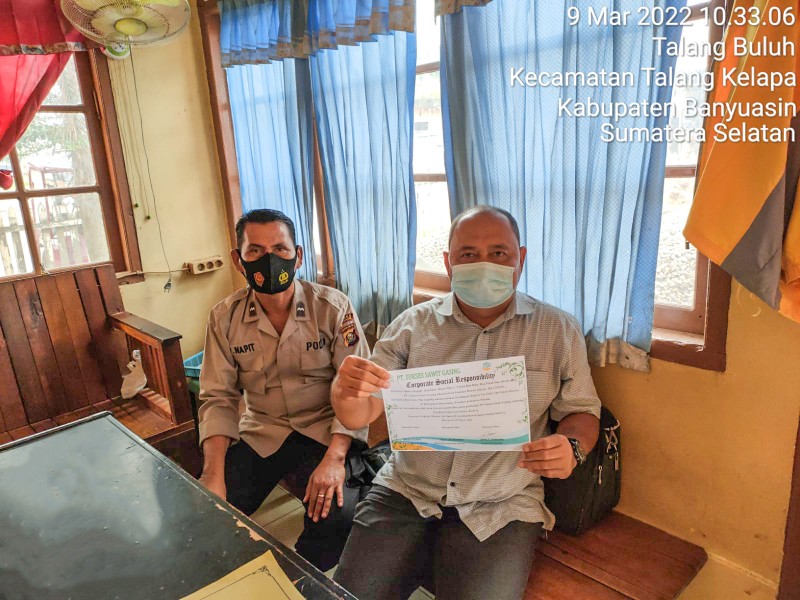 Donation for Renovating Police Office of Kenten Village