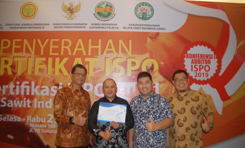 Samukti Karya Lestari Peroleh Sertifikat ISPO